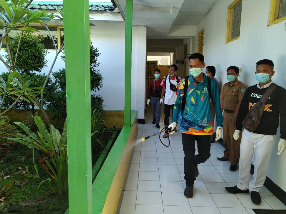 Treatment Desinfektan untuk sterilisasi VIRUS COVID -19